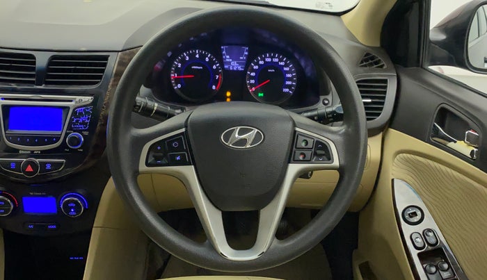 2012 Hyundai Verna FLUIDIC 1.6 VTVT EX, Petrol, Manual, 61,275 km, Steering Wheel Close Up