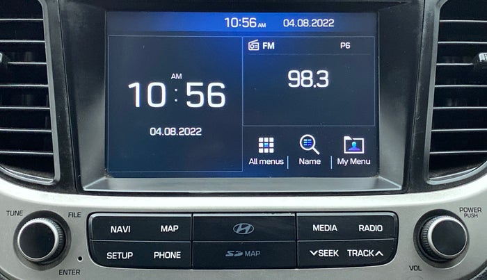 2019 Hyundai Verna 1.6 SX VTVT (O), Petrol, Manual, 65,718 km, Infotainment System