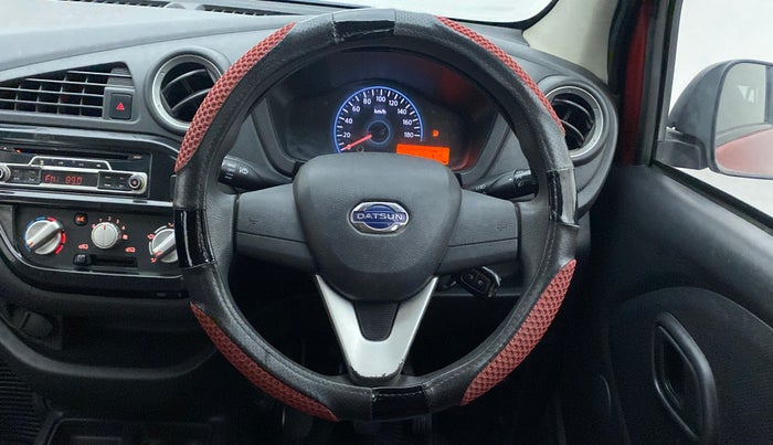2017 Datsun Redi Go T (O), Petrol, Manual, 45,602 km, Steering Wheel Close Up