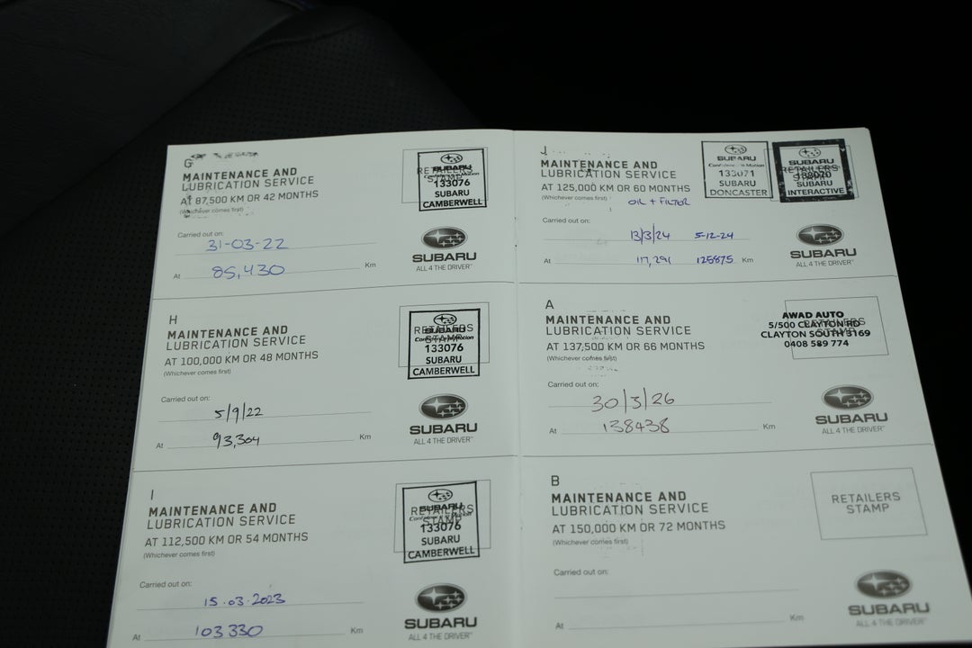 2016 Subaru Levorg 2.0 Gt-s (AWD), Automatic, 138439 km, Service History