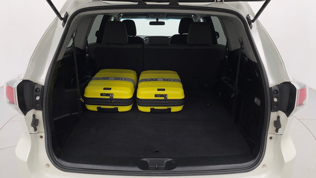 Boot Inside View with Luggage