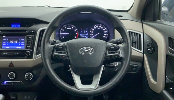 2017 Hyundai Creta E PLUS 1.6 PETROL, Petrol, Manual, 28,028 km, Steering Wheel Close Up