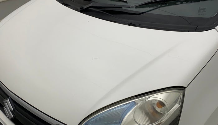 2018 Maruti Wagon R 1.0 LXI CNG, CNG, Manual, 85,225 km, Bonnet (hood) - Paint has minor damage