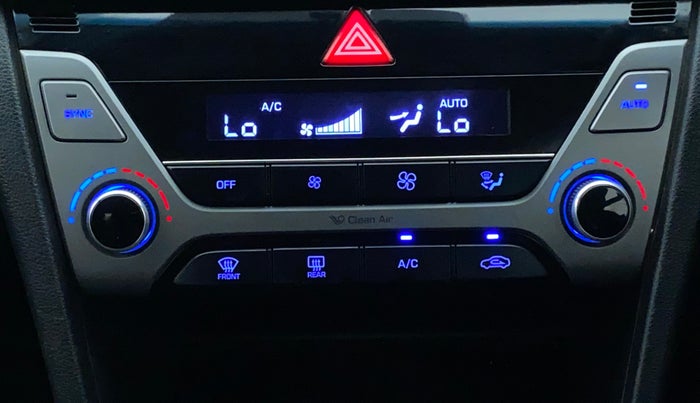 2017 Hyundai New Elantra 2.0 SX MT PETROL, Petrol, Manual, 1,15,669 km, Automatic Climate Control