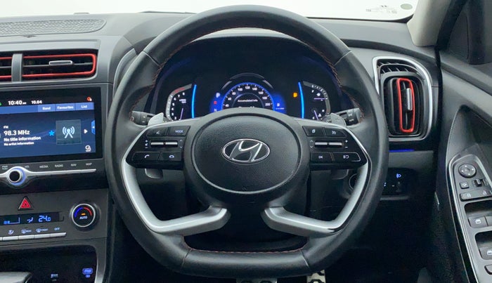 2021 Hyundai Creta SX (O) 1.4 TURBO DCT, Petrol, Automatic, 46,669 km, Steering Wheel Close Up