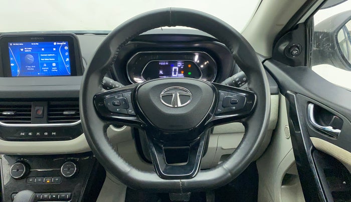 2022 Tata NEXON XZA PLUS (O) PETROL, Petrol, Automatic, 30,129 km, Steering Wheel Close Up