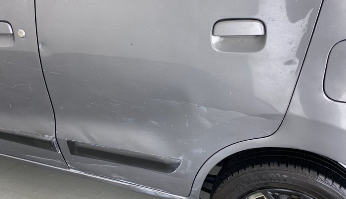 2011 Maruti Wagon R 1.0 VXI, Petrol, Manual, 79,527 km, Rear left door - Slightly dented