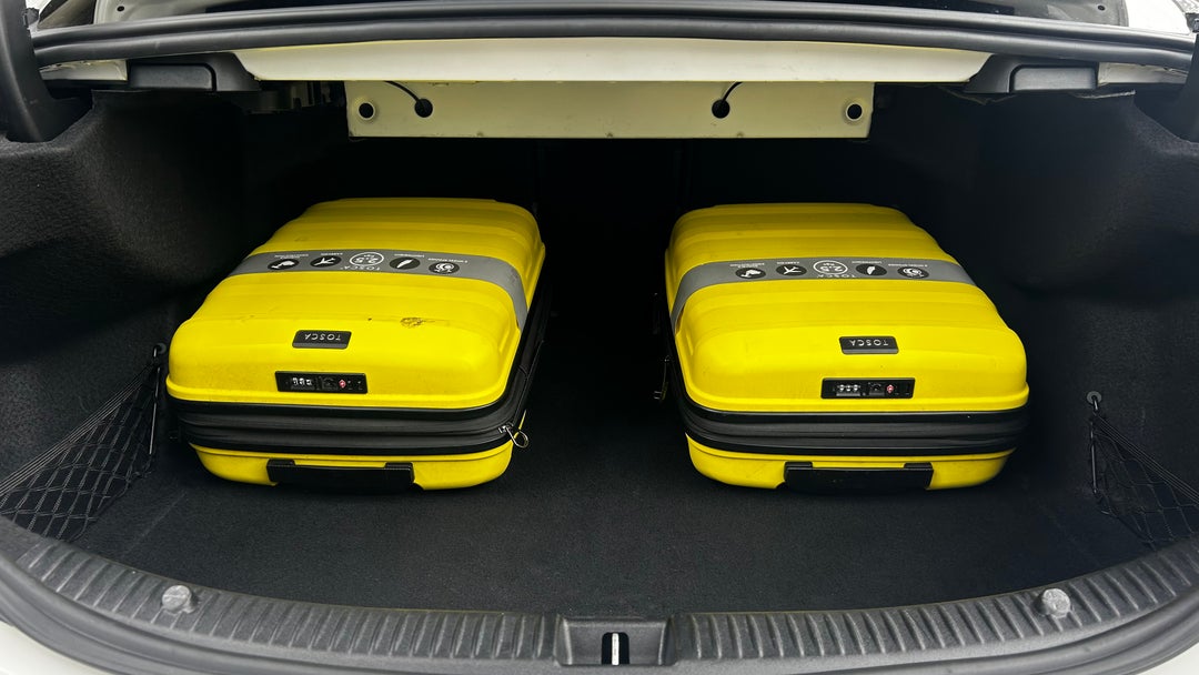 Boot Inside View with Luggage