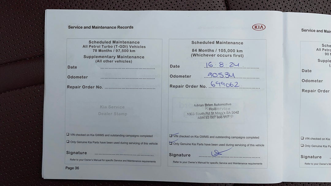 2016 Kia Optima Gt, Automatic, 91231 km, Service History