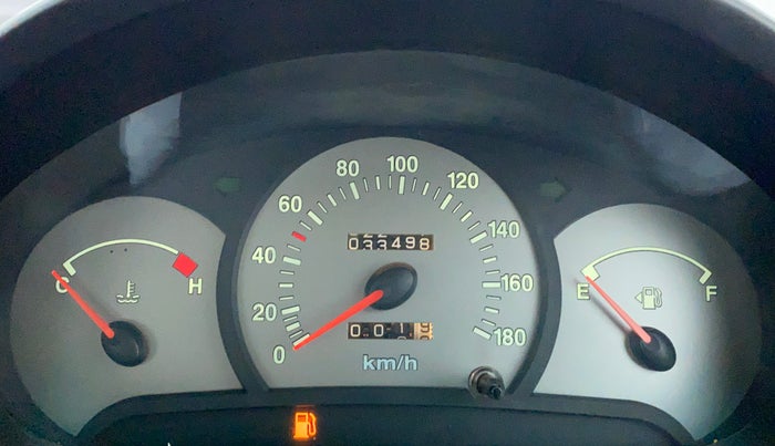 2011 Hyundai Santro Xing GLS, Petrol, Manual, 33,717 km, Odometer Image