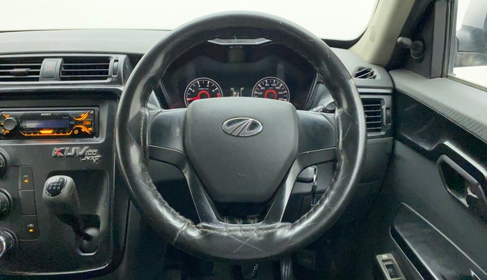 2018 Mahindra KUV 100 NXT K2 D 6S, Diesel, Manual, 43,873 km, Steering Wheel Close Up