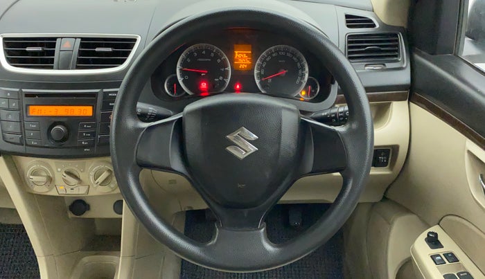 2012 Maruti Swift Dzire VXI, Petrol, Manual, 79,303 km, Steering Wheel Close Up