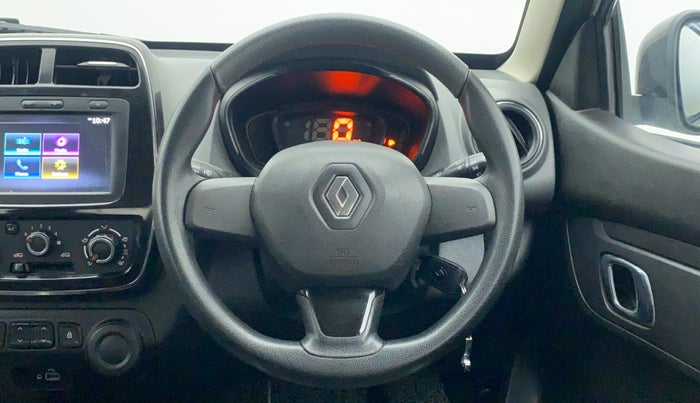 2019 Renault Kwid 1.0 RXT Opt, Petrol, Manual, 49,798 km, Steering Wheel Close Up