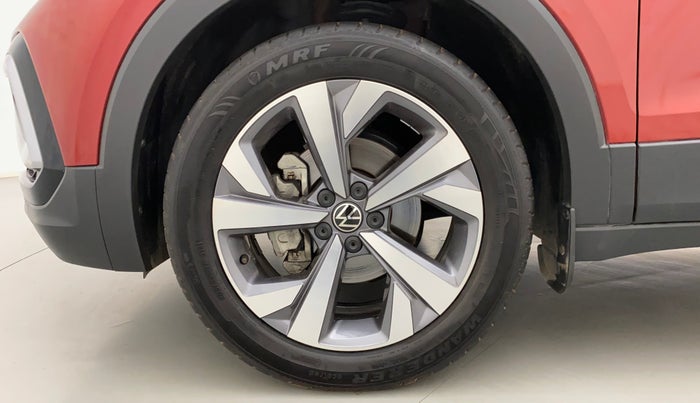 2021 Volkswagen TAIGUN TOPLINE 1.0 TSI MT, Petrol, Manual, 8,283 km, Left Front Wheel