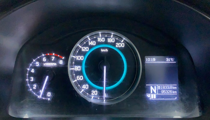 2017 Maruti IGNIS DELTA 1.2 K12 AMT, Petrol, Automatic, 95,724 km, Odometer Image
