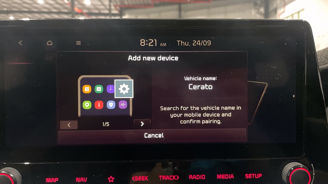 2024 Kia Cerato Sport, Automatic, 19059 km, Android/Apple Car Play