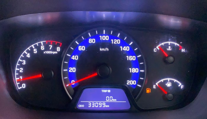 2018 Hyundai Xcent SX 1.2, Petrol, Manual, 33,099 km, Odometer Image
