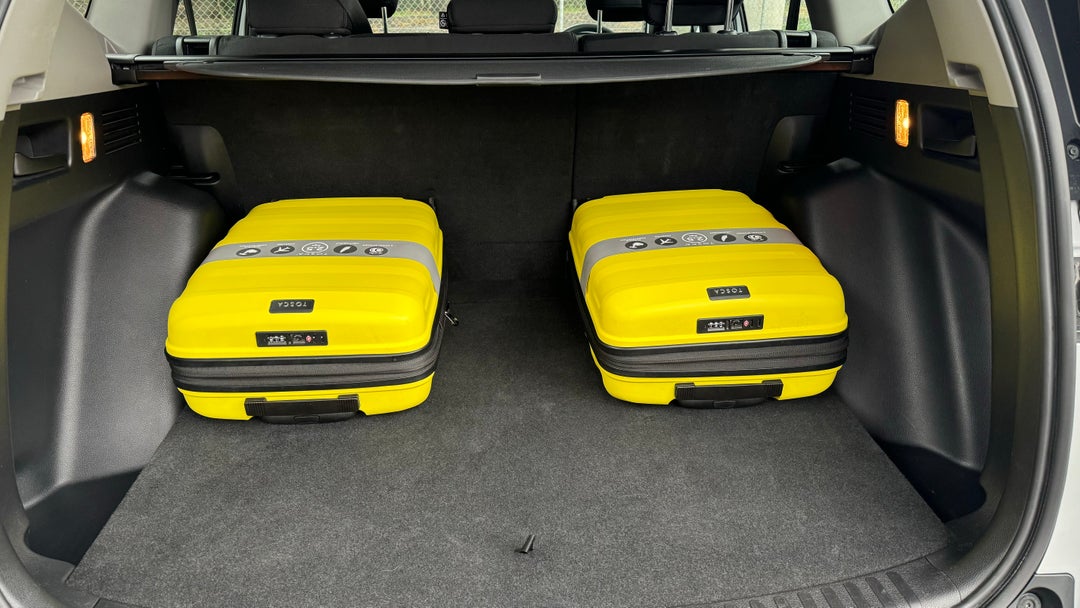 Boot Inside View with Luggage