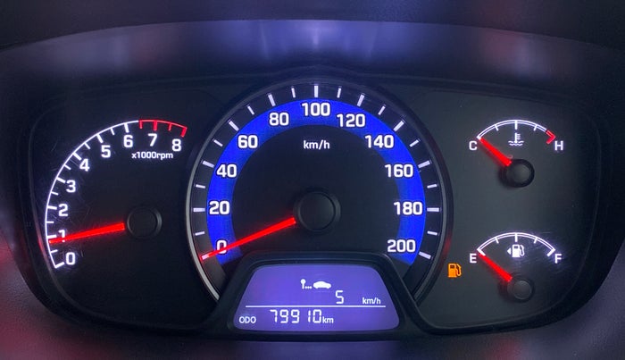 2015 Hyundai Xcent S 1.2, Petrol, Manual, 79,910 km, Odometer Image