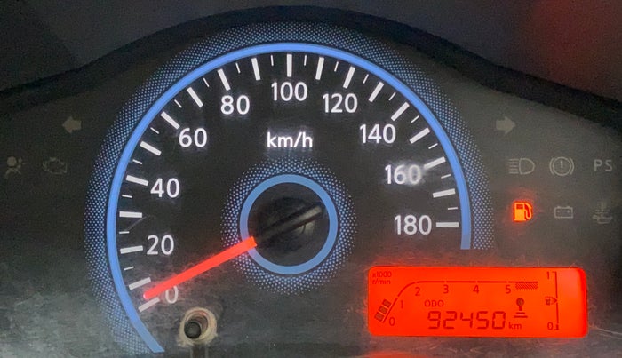 2016 Datsun Redi Go T (O), Petrol, Manual, 92,375 km, Odometer Image