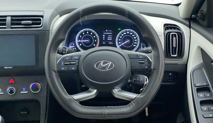 2022 Hyundai Creta E 1.5 PETROL, Petrol, Manual, 8,096 km, Steering Wheel Close Up