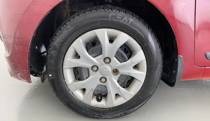 2014 Hyundai Grand i10 SPORTZ 1.2 KAPPA VTVT, Petrol, Manual, 37,393 km, Left Front Wheel