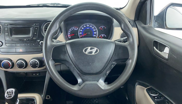 2014 Hyundai Grand i10 SPORTZ 1.2 KAPPA VTVT, Petrol, Manual, 37,393 km, Steering Wheel Close Up