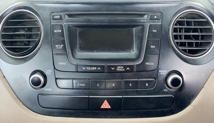 2014 Hyundai Grand i10 SPORTZ 1.2 KAPPA VTVT, Petrol, Manual, 37,393 km, Infotainment system - Music system not functional