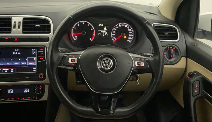 2017 Volkswagen Ameo HIGHLINE1.2L PLUS 16 ALLOY, Petrol, Manual, 47,924 km, Steering Wheel Close Up