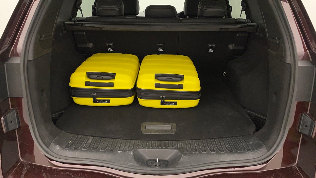 Boot Inside View with Luggage