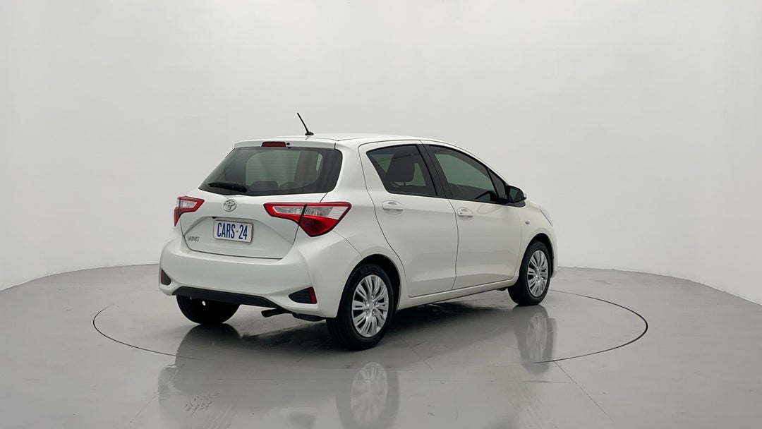 2019 Toyota Yaris Ascent, Automatic, 40397 km, Right Back Diagonal (45- Degree) View