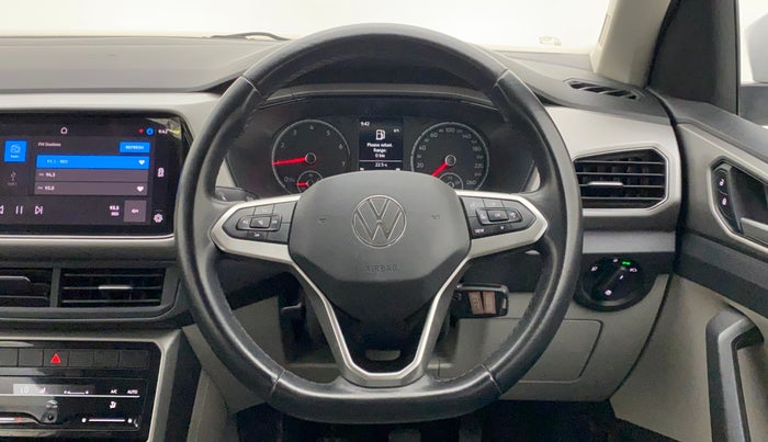 2021 Volkswagen TAIGUN HIGHLINE 1.0 TSI MT, Petrol, Manual, 25,192 km, Steering Wheel Close Up