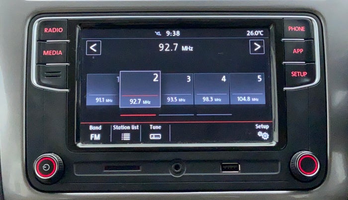 2019 Volkswagen Vento 1.2 TSI HIGHLINE PLUS AT, Petrol, Automatic, 38,656 km, Infotainment System