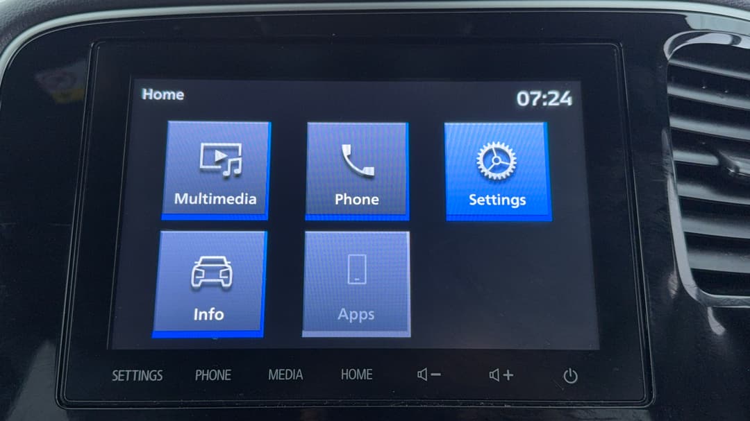 2021 Mitsubishi Outlander Black Edition 7 Seat (2WD), Automatic, 98176 km, Infotainment System