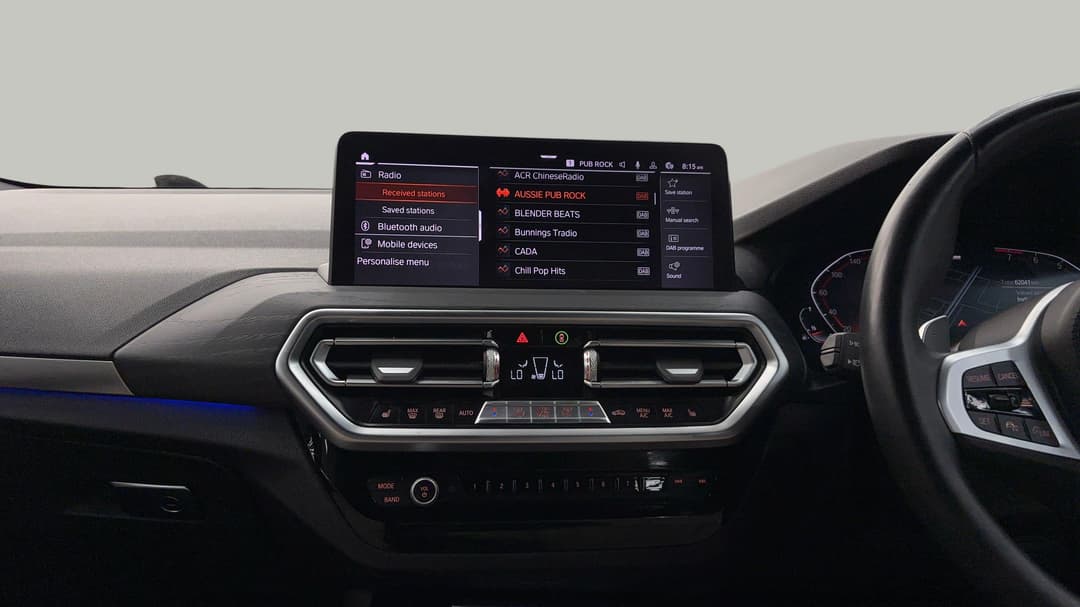 2022 BMW X3 xDrive30i M Sport, Automatic, 62041 km, Center Console