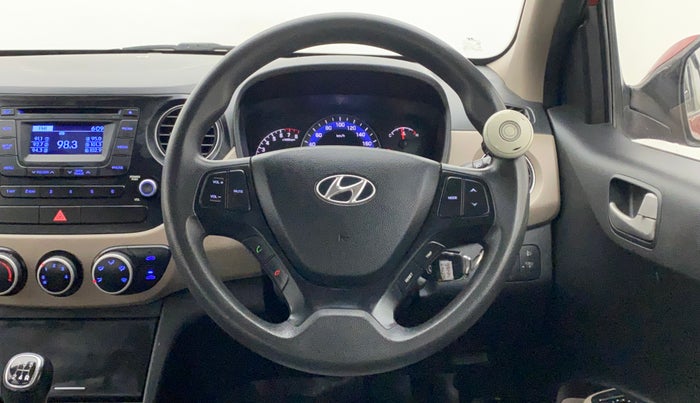 2015 Hyundai Xcent S (O) 1.2, Petrol, Manual, 83,824 km, Steering Wheel Close Up