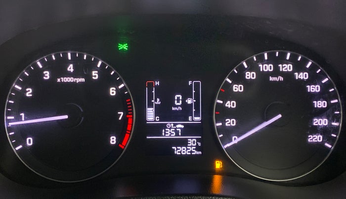 2016 Hyundai Creta 1.6 SX PLUS VTVT, Petrol, Manual, 72,879 km, Odometer Image