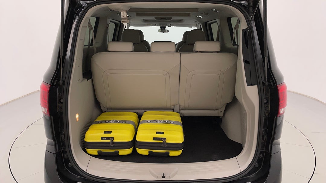 Boot Inside View with Luggage