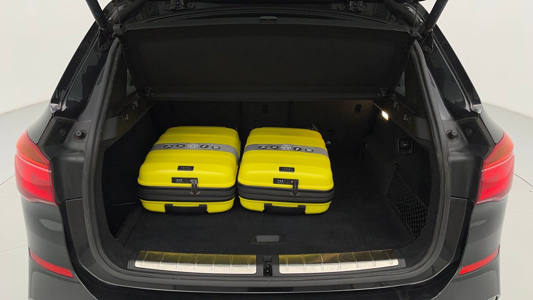Boot Inside View with Luggage