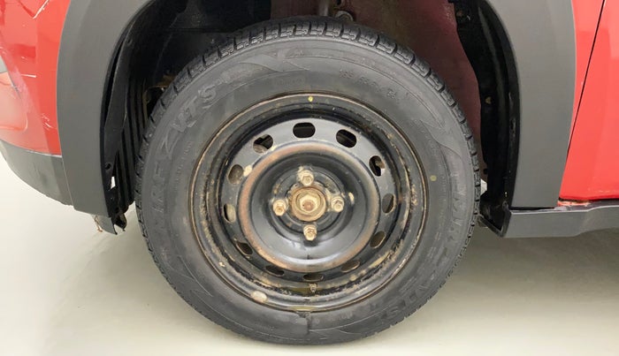 2018 Mahindra KUV 100 NXT K4+ P 6 STR, Petrol, Manual, 25,655 km, Left Front Wheel