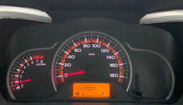 2017 Maruti Alto K10 VXI, Petrol, Manual, 52,204 km, Odometer Image