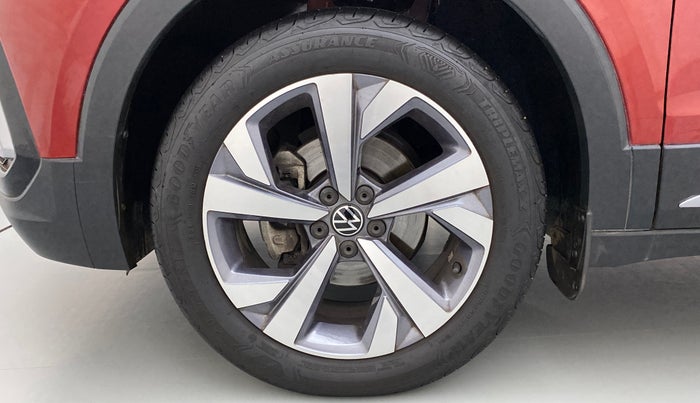 2022 Volkswagen TAIGUN TOPLINE 1.0 TSI AT, Petrol, Automatic, 9,955 km, Left Front Wheel