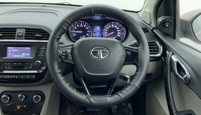 2018 Tata Tiago XZA 1.2 REVOTRON, Petrol, Automatic, 53,213 km, Steering Wheel Close Up