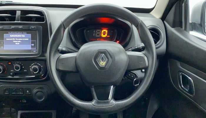 2019 Renault Kwid 1.0 RXT Opt, CNG, Manual, 27,647 km, Steering Wheel Close Up