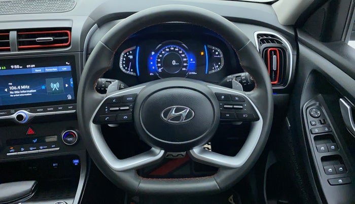 2020 Hyundai Creta 1.4 SX(O) TURBO GDI DCT, Petrol, Automatic, 21,746 km, Steering Wheel Close Up