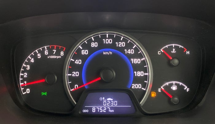 2014 Hyundai Grand i10 SPORTZ 1.2 KAPPA VTVT, Petrol, Manual, 87,672 km, Odometer Image