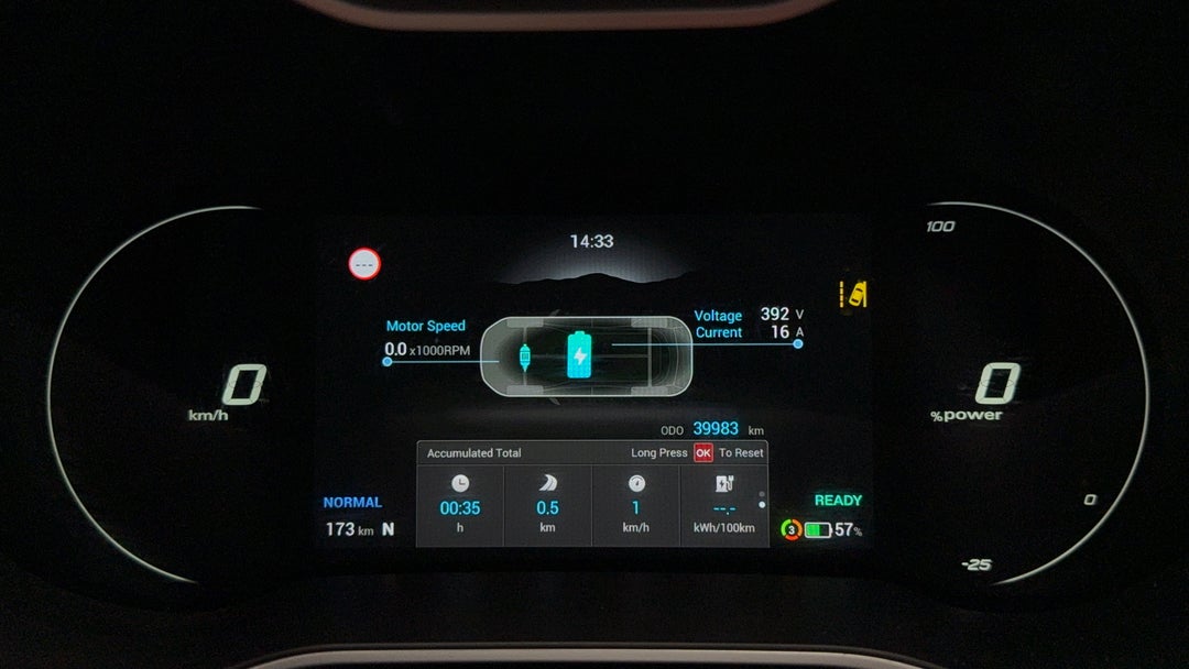 2022 MG ZS EV Essence, Automatic, 39983 km, Odometer View