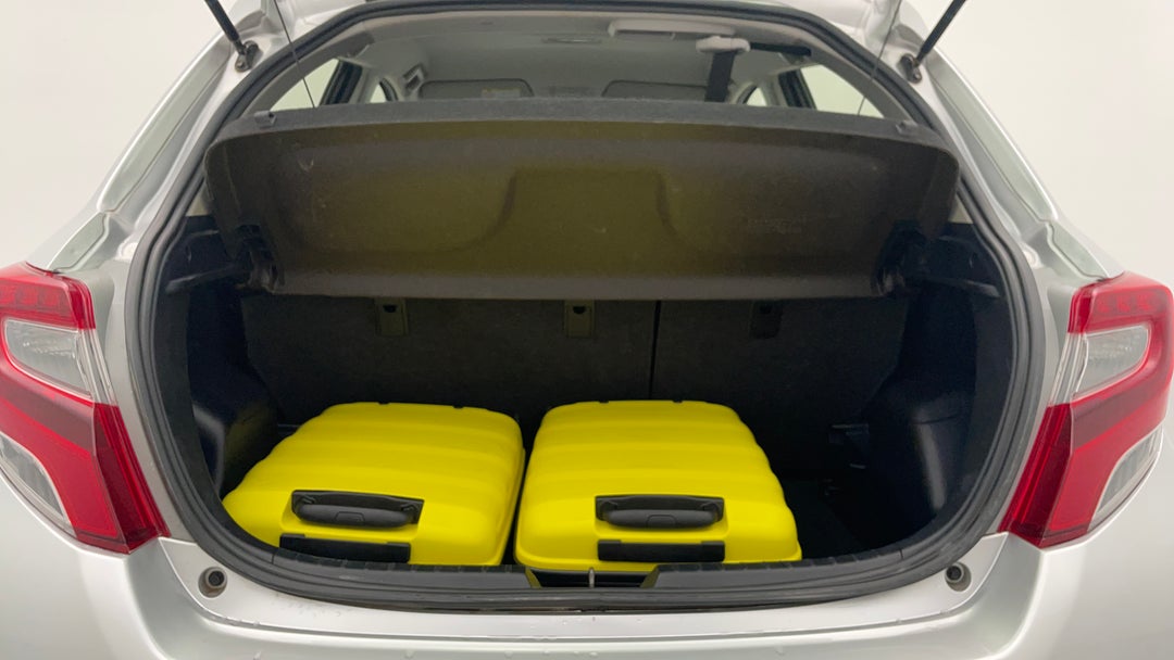 Boot Inside View with Luggage
