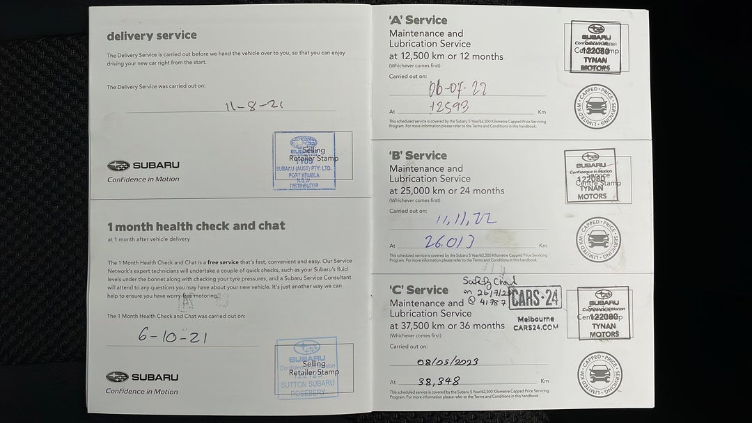 2021 Subaru Impreza 2.0i Premium (awd), Automatic, 41830 km, Service History