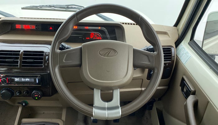 2017 Mahindra Bolero Power+ ZLX, Diesel, Manual, 21,778 km, Steering Wheel Close Up